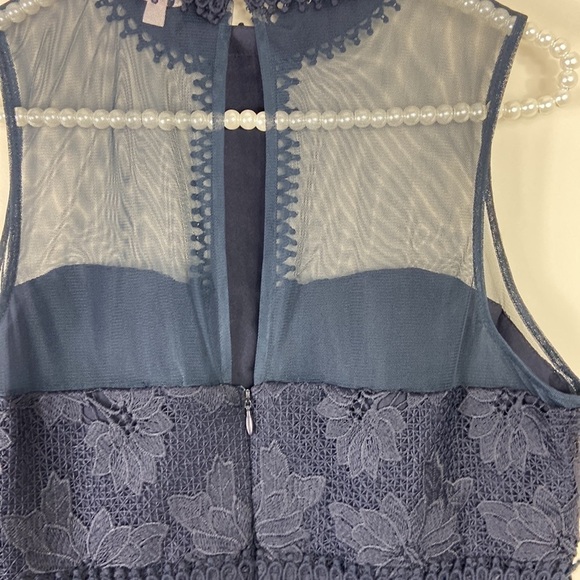 Nanette Lepore Blie Mesh Nomad Lace Sleeveless Midi Dress 8 NWT - Picture 7 of 11